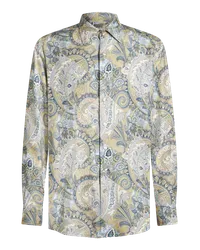 Etro Hemd Mit Print, Herren, Beige Beige