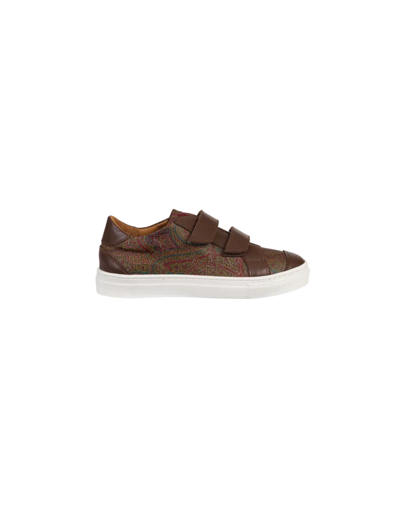 Etro Sneakers Aus Paisley Jacquard, Braun, Größe Braun