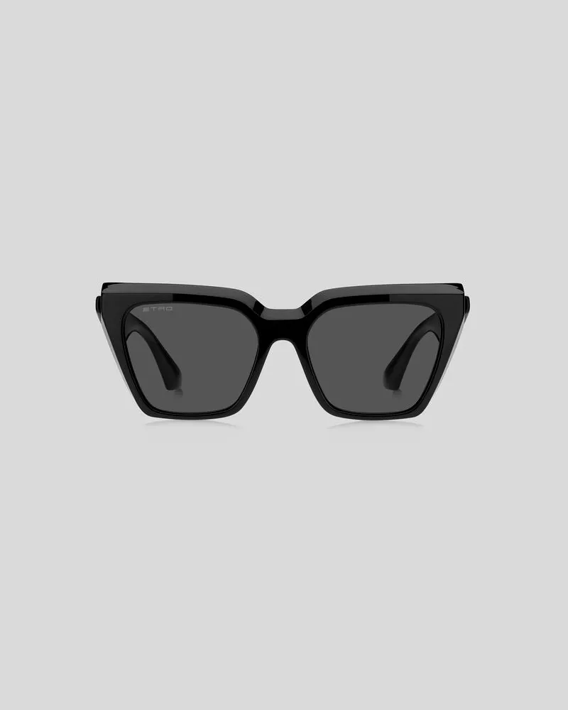 Etro Sonnenbrillen Etro Tailoring, Damen, Schwarz Schwarz