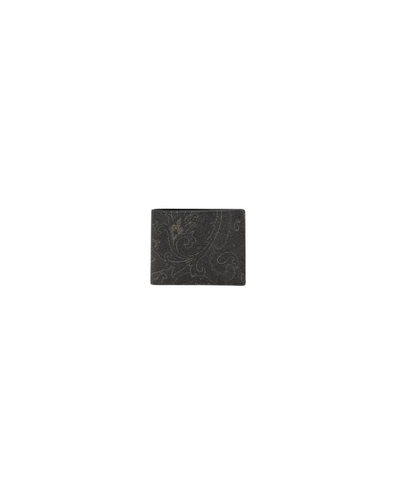 Etro Bifold-geldbörse Arnica, Herren, Schwarz Schwarz