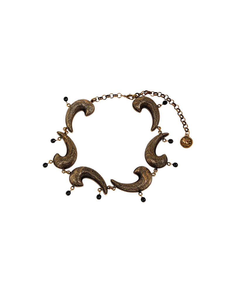 Etro Choker-halskette Mit Arnica-paisley, Damen, Gold Gold