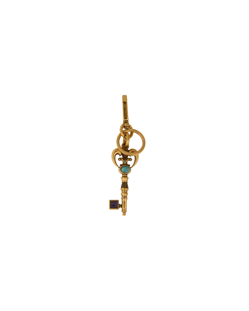 Etro Charm Schlüssel Aus Metall, Damen, Gold Gold