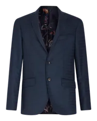 Etro Sakko Aus Wolljacquard, Navyblau Navyblau