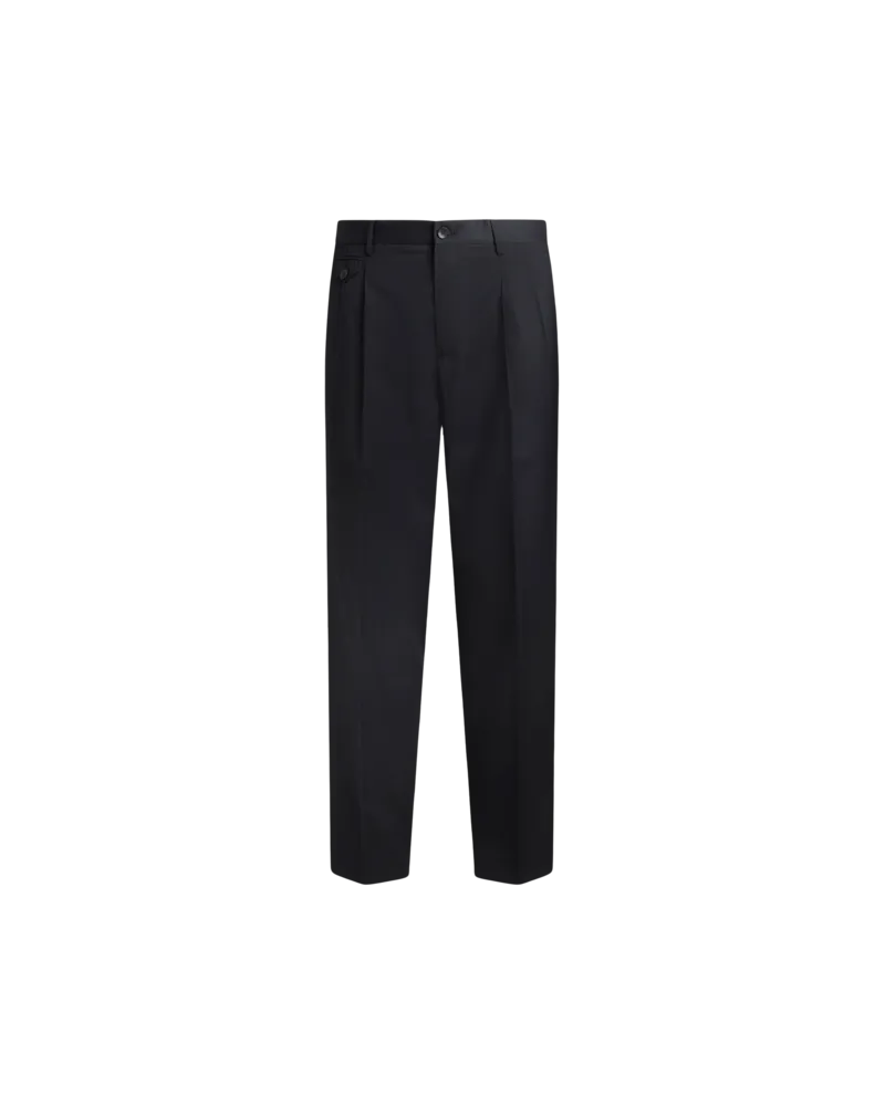 Etro Karottenhose Aus Wolle, Herren, Blau, Größe Blau