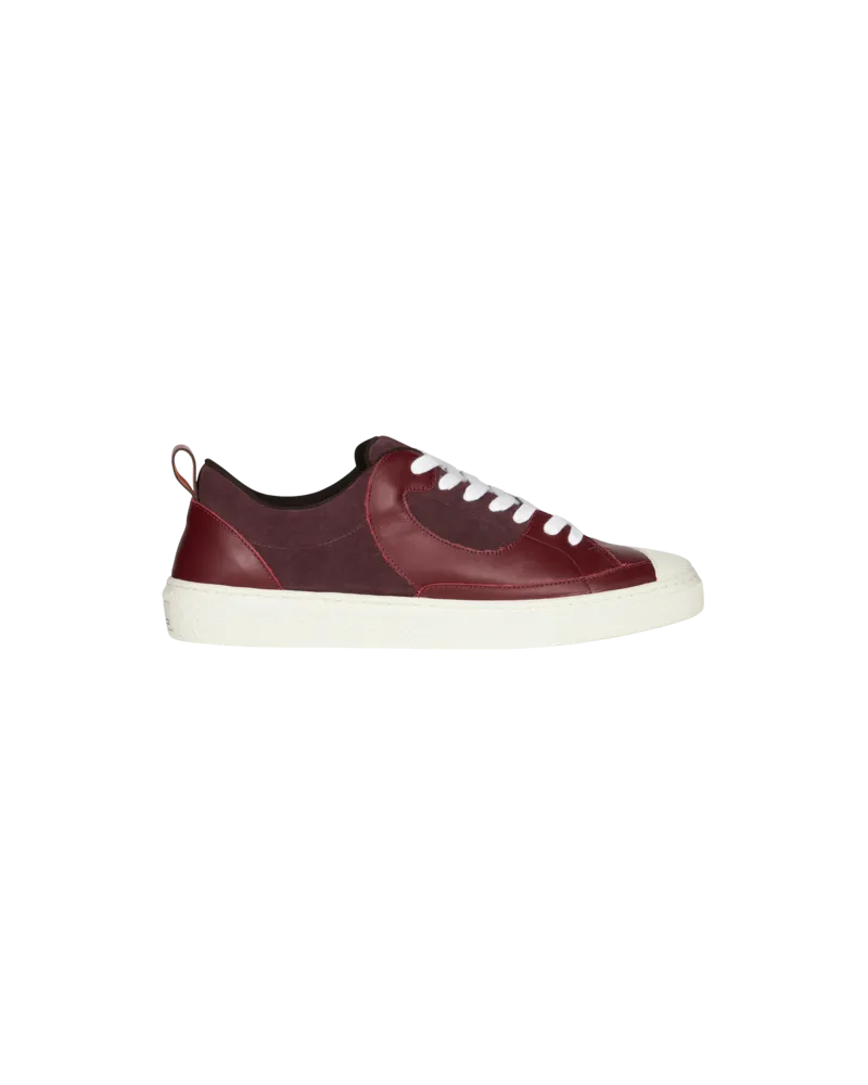Etro Sneakers Aus Leder, Herren, Bordeaux, Größe Bordeaux