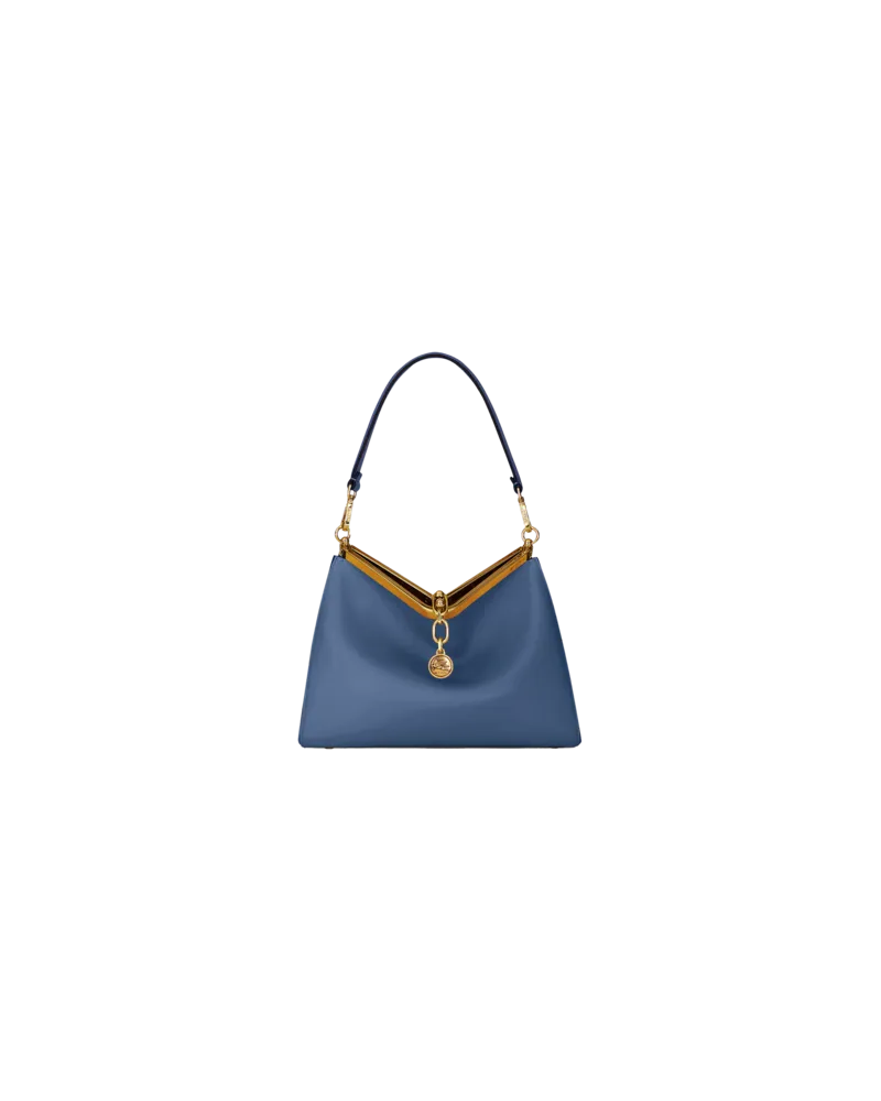 Etro Vela Tasche, Mittel, Damen, Blau Blau