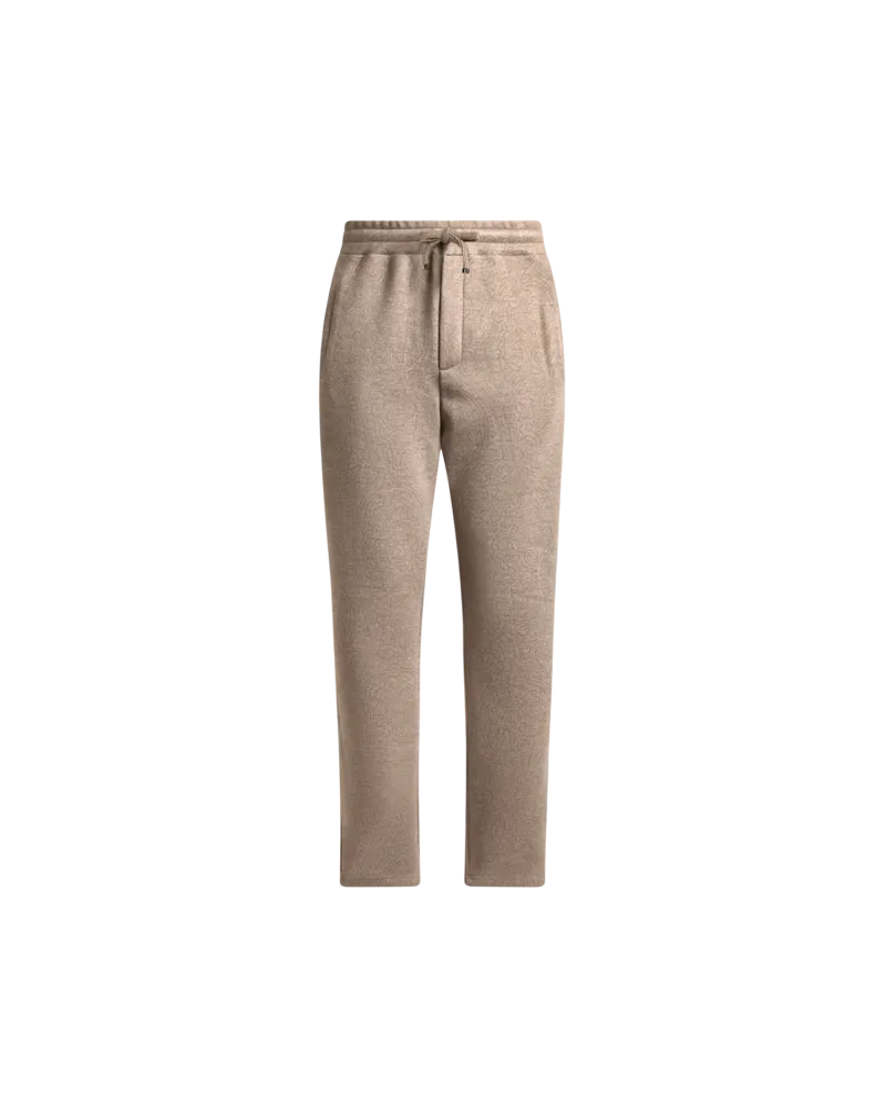 Etro Jacquard-jogginghose Mit Arnica-motiv, Herren, Beige, Größe Beige