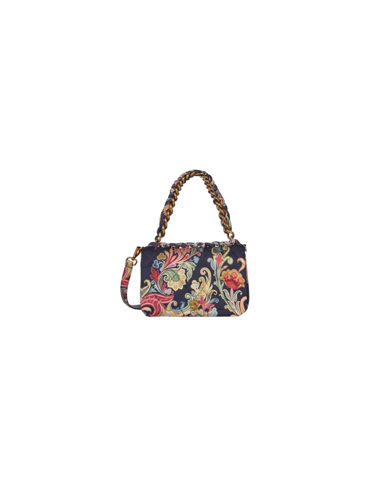 Etro Tasche Bond Mini Mit Print, Damen, Navyblau Navyblau