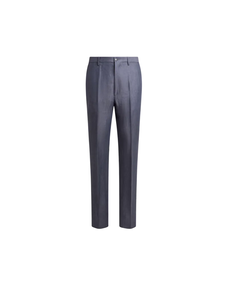 Etro Leinenhosen, Herren, Blau, Größe Blau