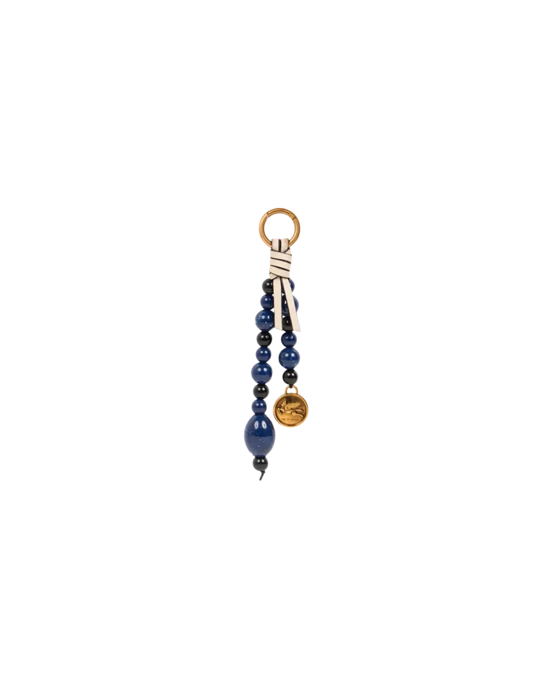 Etro Charm Mit Kugeln Und Pegaso-medaille, Damen, Navyblau Navyblau