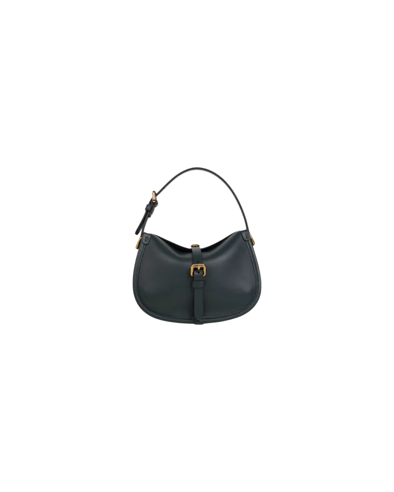 Etro Kleine Tasche Pony Aus Leder, Damen, Navyblau Navyblau