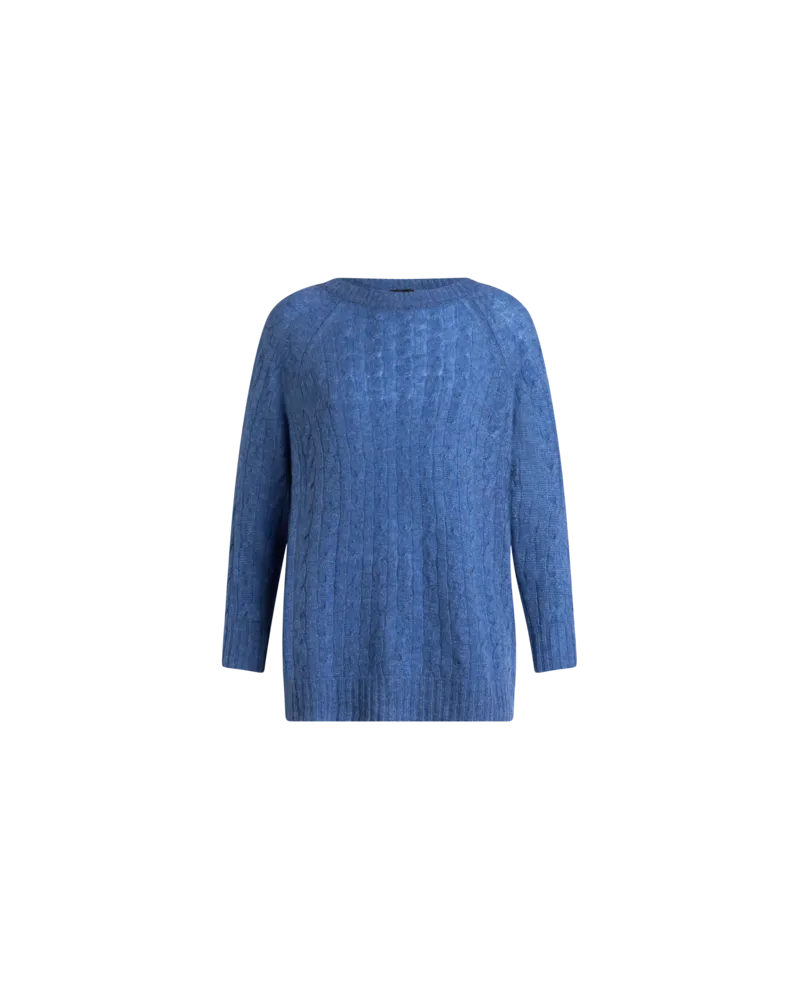 Etro Kaschmir-pullover Mit Dreiviertel-ärmeln, Damen, Navyblau, Größe Navyblau