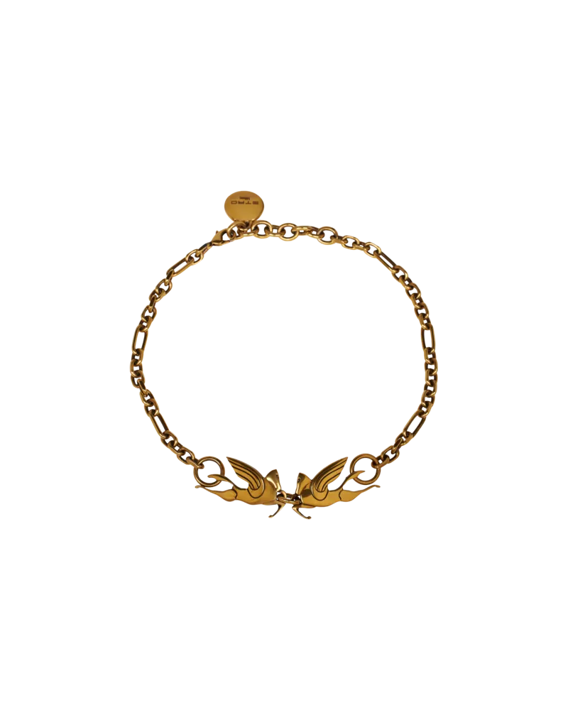 Etro Choker Pegaso, Damen, Gold Gold