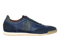 Sneaker Aus Leder Mit Einsätzen Arnica, Herren, Blau, Größe