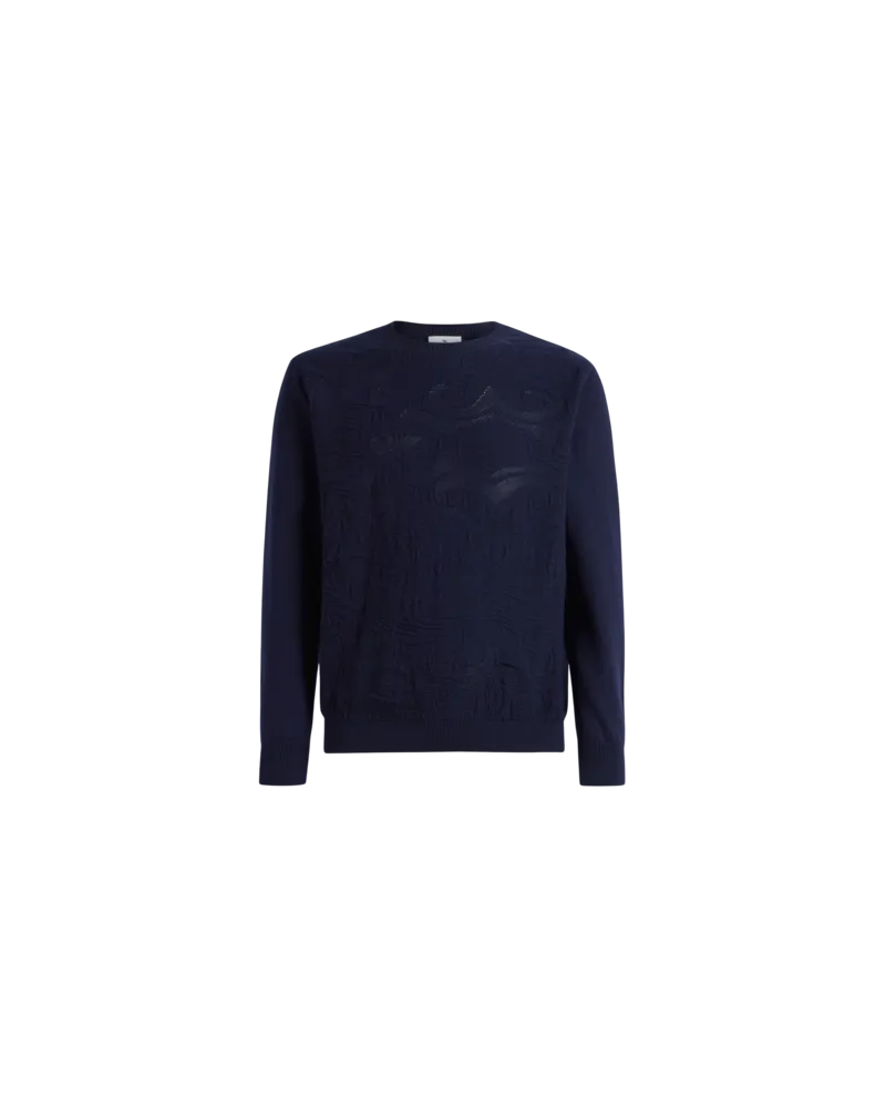 Etro Pullover Aus Baumwolle, Herren, Blau, Größe Blau