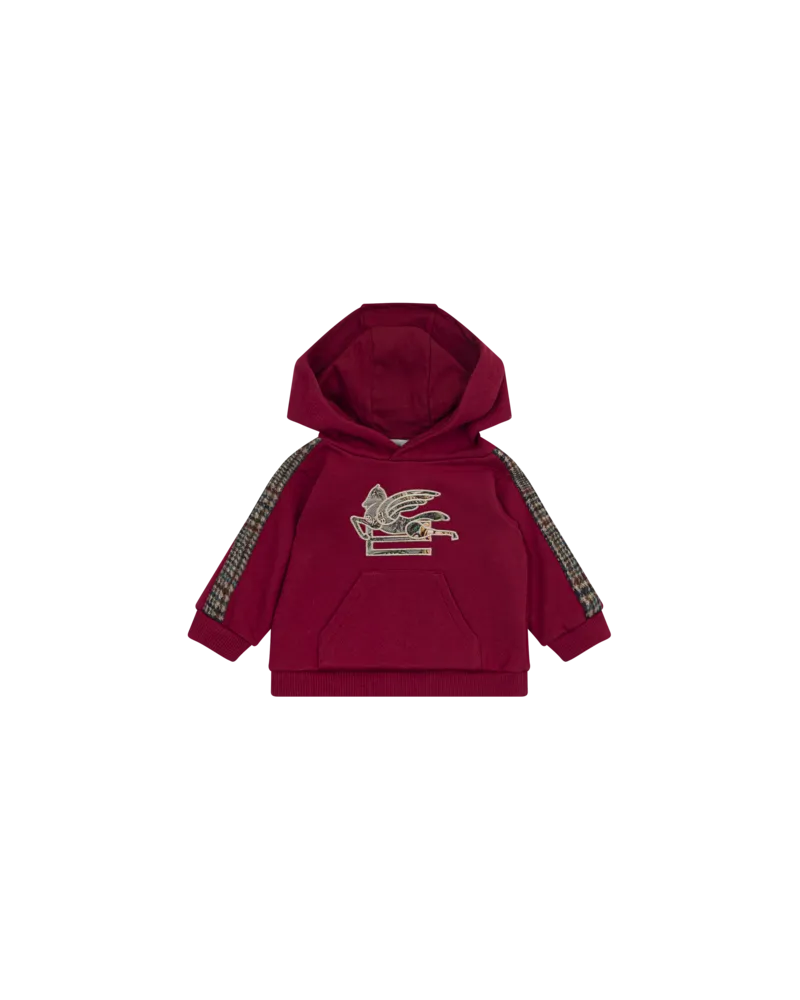 Etro Sweatshirt Mit Kapuze Und Eingearbeitetem Pegaso-logo, Rot, Größe Rot
