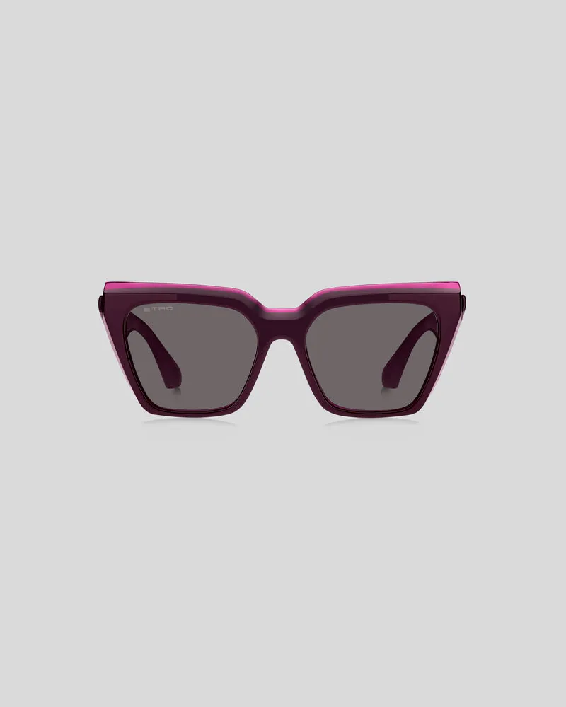 Etro Sonnenbrillen Etro Tailoring, Damen, Bordeaux Bordeaux