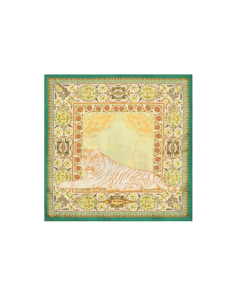 Etro Doubleface-einstecktuch, Herren, Gelb Gelb