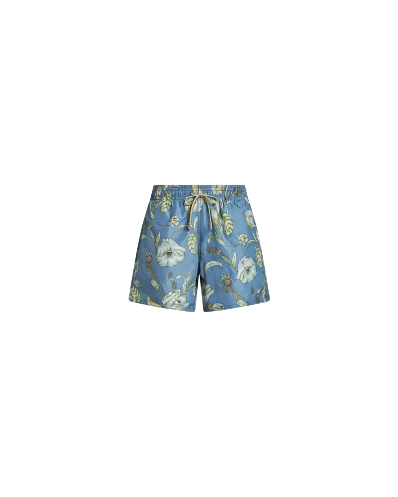 Etro Badeshorts Mit Floralem Muster, Herren, Hellblau, Größe Hellblau