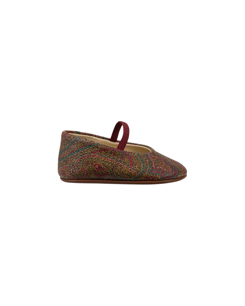 Etro Ballerinas Aus Paisley-jacquard, Braun, Größe Braun