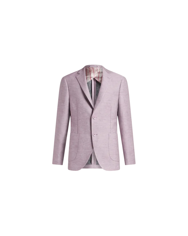 Etro Jacke Aus Leinengemisch, Herren, Rosa, Größe Rosa