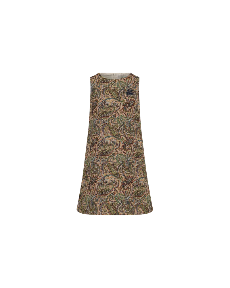 Etro Tunikakleid Aus Jacquardgewebe, Multicolor, Größe Multicolor