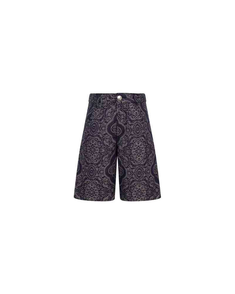 Etro Damast-jacquard-shorts, Braun, Größe Braun