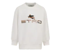 Sweatshirt Mit Legacy-prints Aus Baumwolle Mit Logo, Weiß, Größe