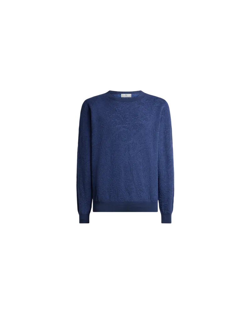 Etro Pullover Aus Baumwolle Mit Floralem Paisley-motiv, Herren, Größe 