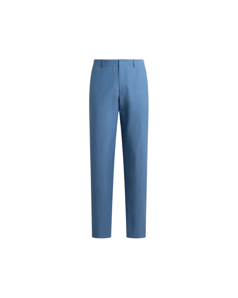 Etro Hose Im Regular Fit Aus Einer Seidenmischung, Herren, Hellblau, Größe Hellblau