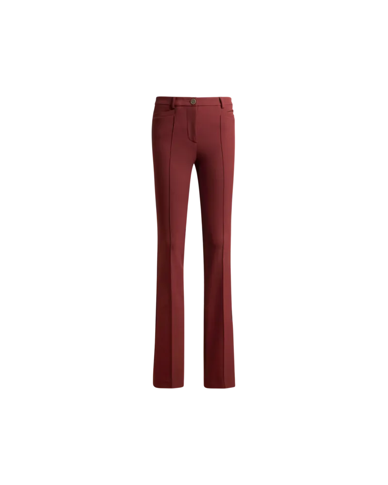 Etro Fit-and-flare-hose, Damen, Rot, Größe Rot