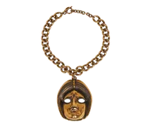 Halskette Mit Anhänger, Damen, Gold