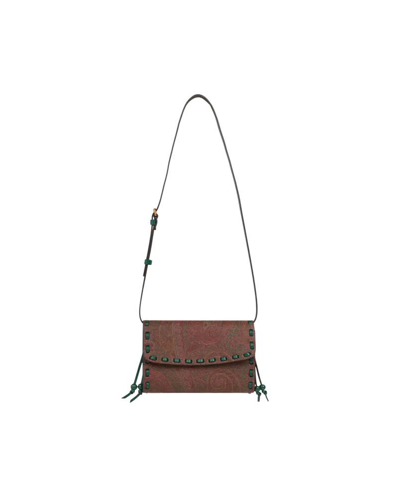 Etro Mini-bag Paisley Jacquard Arnika 1984, Damen, Braun Braun