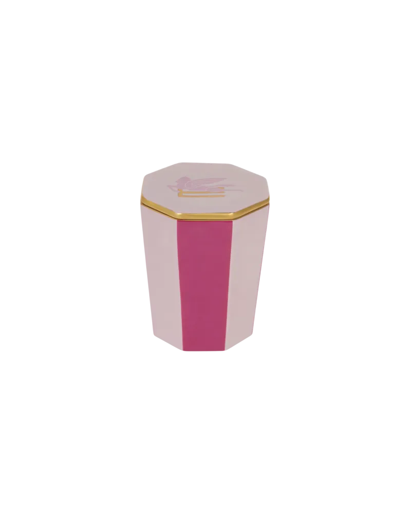 Etro Kerze In Porzellan, Rosa Rosa