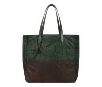 Shopping-bag Unfold Me Aus Nylon Mit Arnica-dégradé-motiv, Damen, Grün