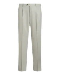 Etro Bundfaltenhose Aus Wolle, Herren, Grau Grau