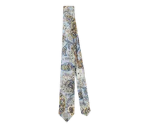 Krawatte Mit Floralem Paisley-muster, Herren, Hellblau