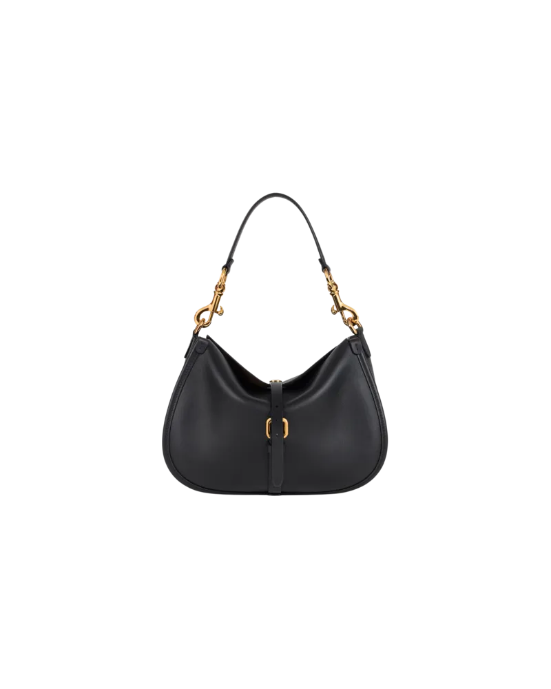 Etro Tasche Pony Mittelgross Aus Leder, Damen, Schwarz Schwarz