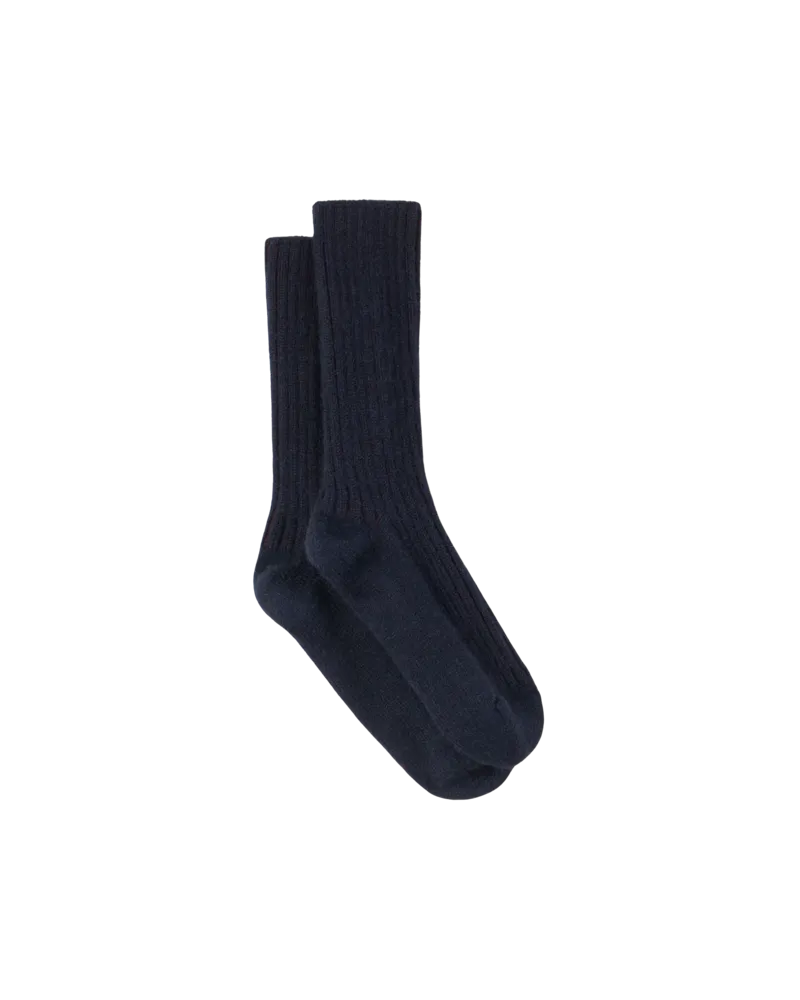 Etro Socken Aus Wolle Und Alpaka, Damen, Blau, Größe Blau