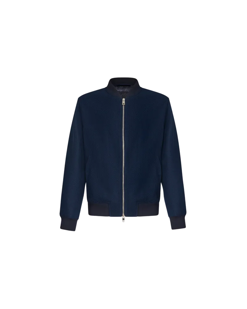 Etro Bomberjacke Aus Baumwolle, Herren, Navyblau, Größe Navyblau