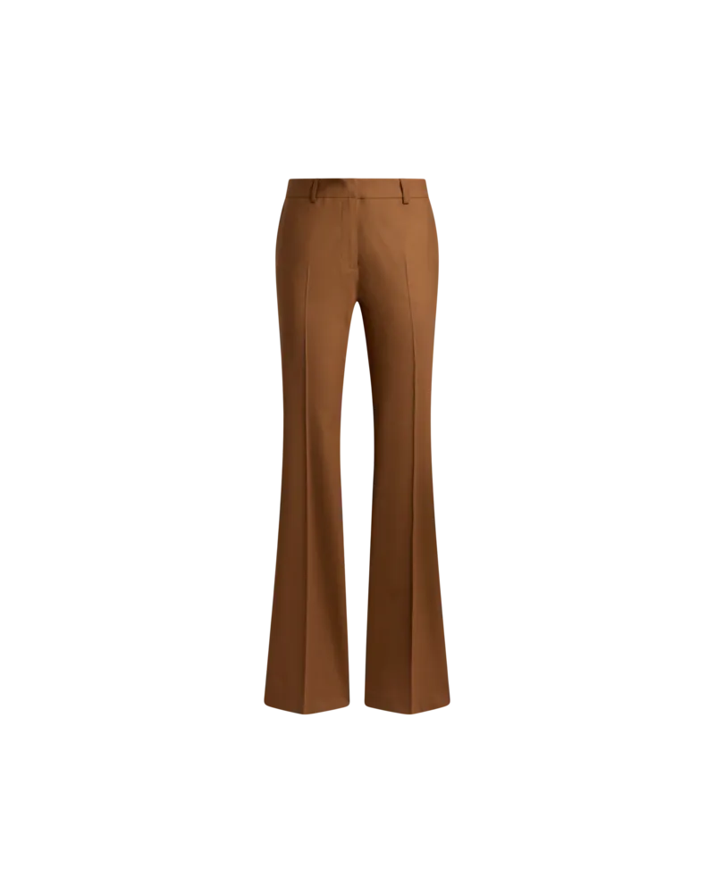 Etro Bootcut-hose Aus Elasitscher Wolle, Damen, Größe 