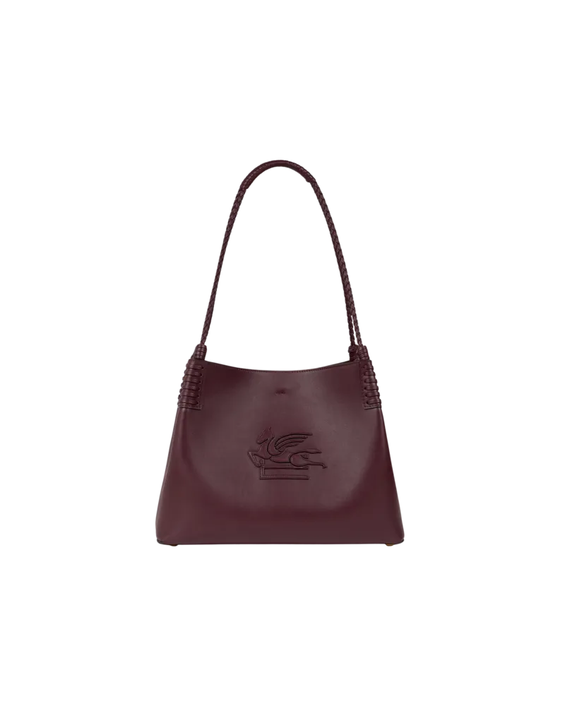 Etro Shoppingtasche Libra Klein, Damen, Bordeaux Bordeaux