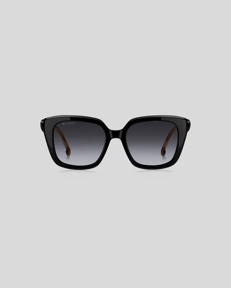 Etro Etropaisley-sonnenbrille, Damen, Schwarz Schwarz
