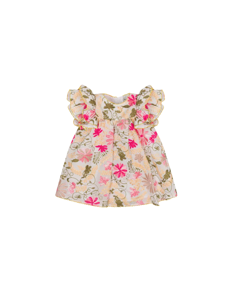 Etro Kleid Mit Gesticktem Floralem Muster, Multicolor, Größe Multicolor