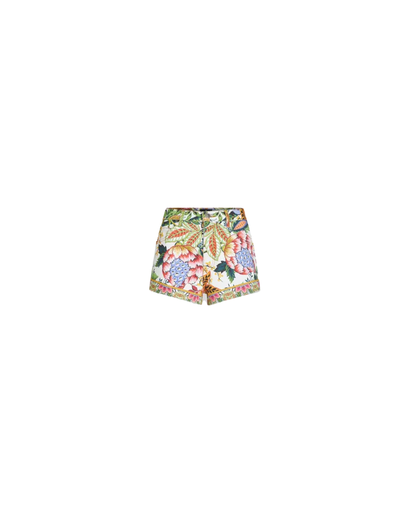 Etro Shorts Bouquet Multicolor