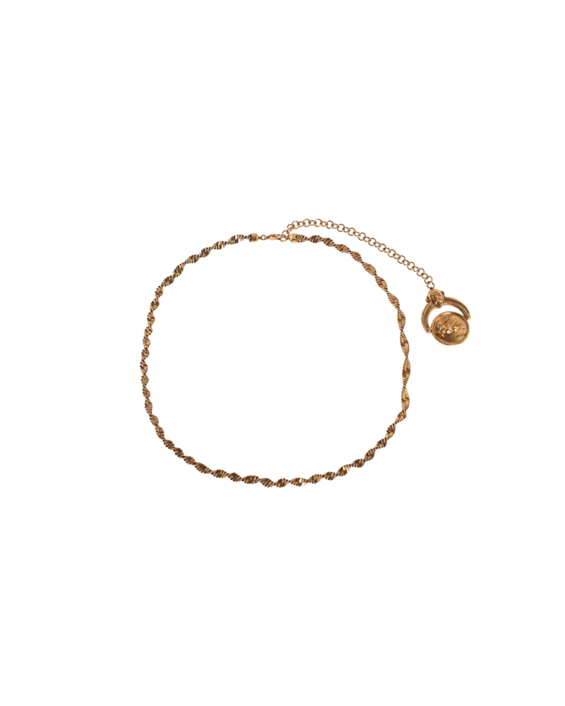 Etro Halskette Mit Charms, Damen, Gold Gold