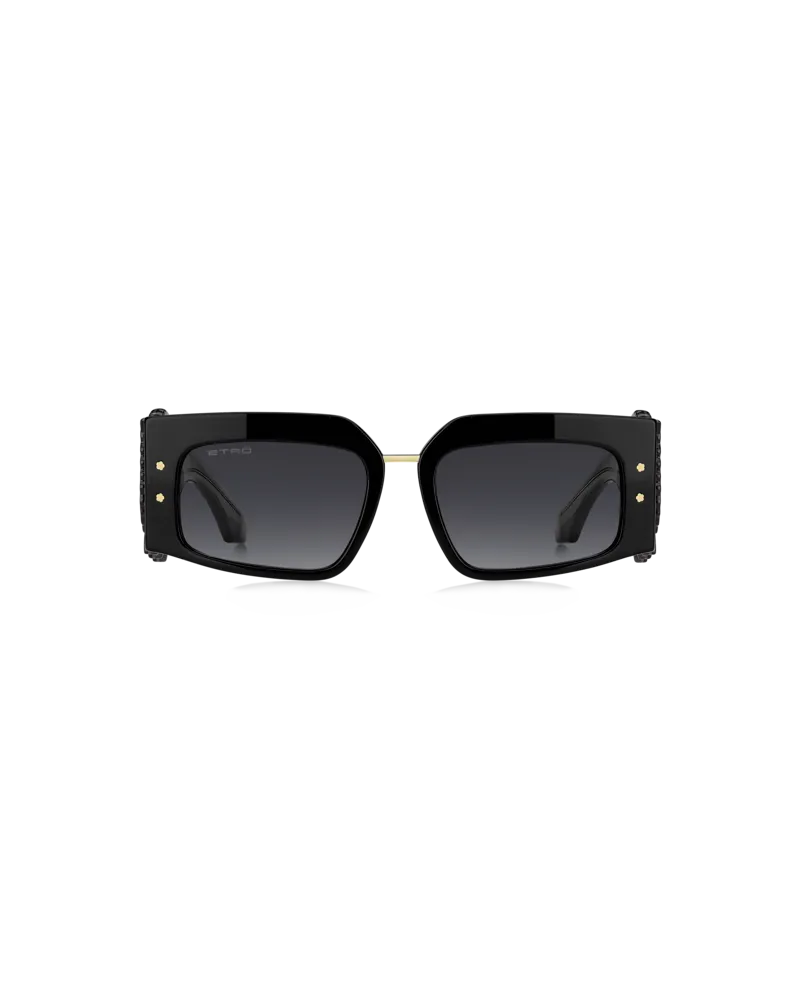 Etro Sonnenbrille Etroblossom, Damen, Schwarz Schwarz
