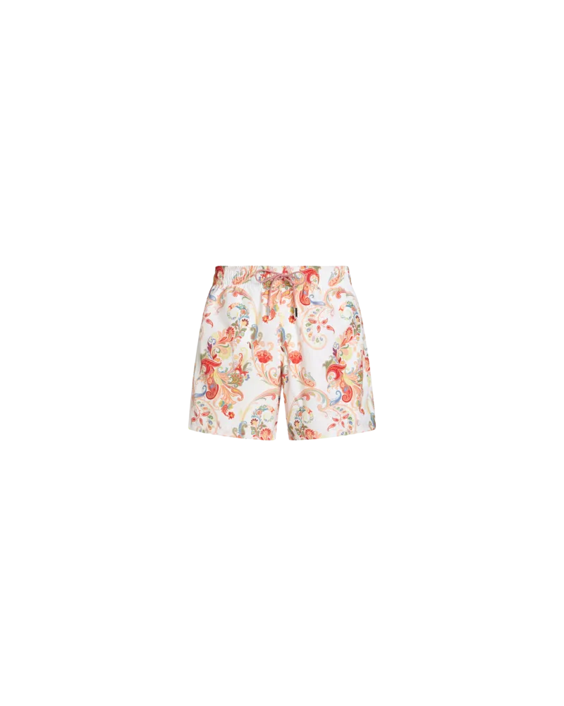 Etro Badeshorts  Summer Mit Paisley-print, Herren, Multicolor Multicolor