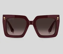 Sonnenbrille Colour Stripes, Damen, Bordeaux