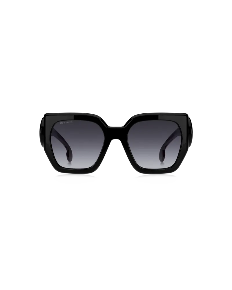 Etro Etropaisley-sonnenbrille, Damen, Schwarz Schwarz